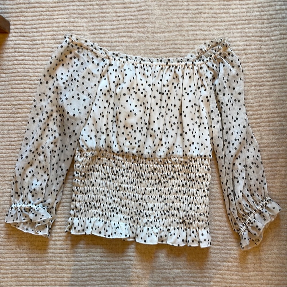 Anthropologie ruched top
